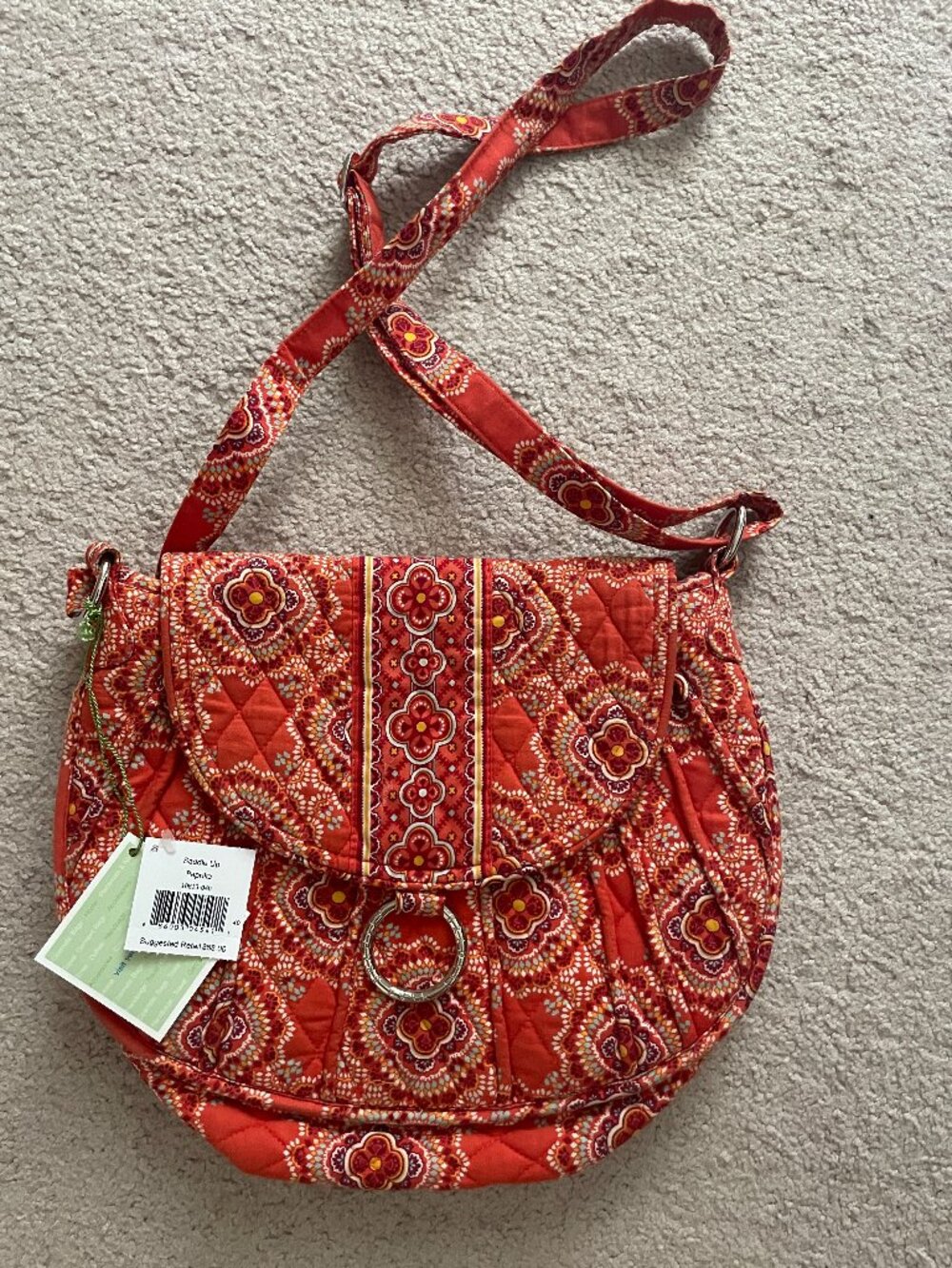 Vera Bradley Paprika Saddle Up Crossbody Bag